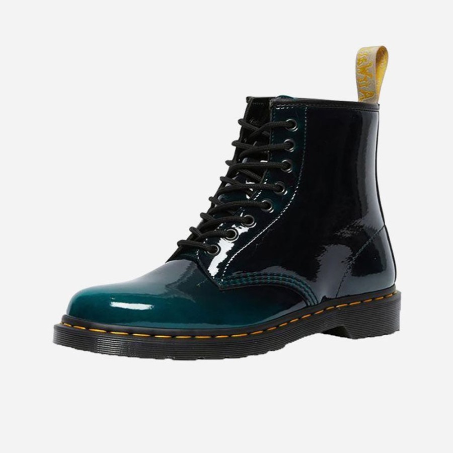 Women'S Dr. Martens | Dr. Martens 1460 Black/Dms Green