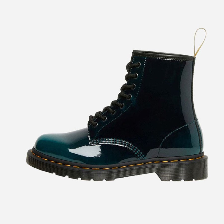 Women'S Dr. Martens | Dr. Martens 1460 Black/Dms Green