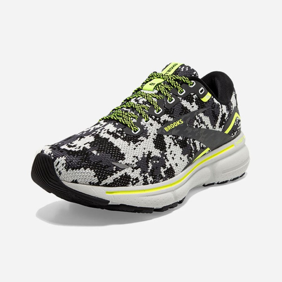 Men'S Brooks | Brooks Men'S Ghost 15 Black/Ebony/Nightlife