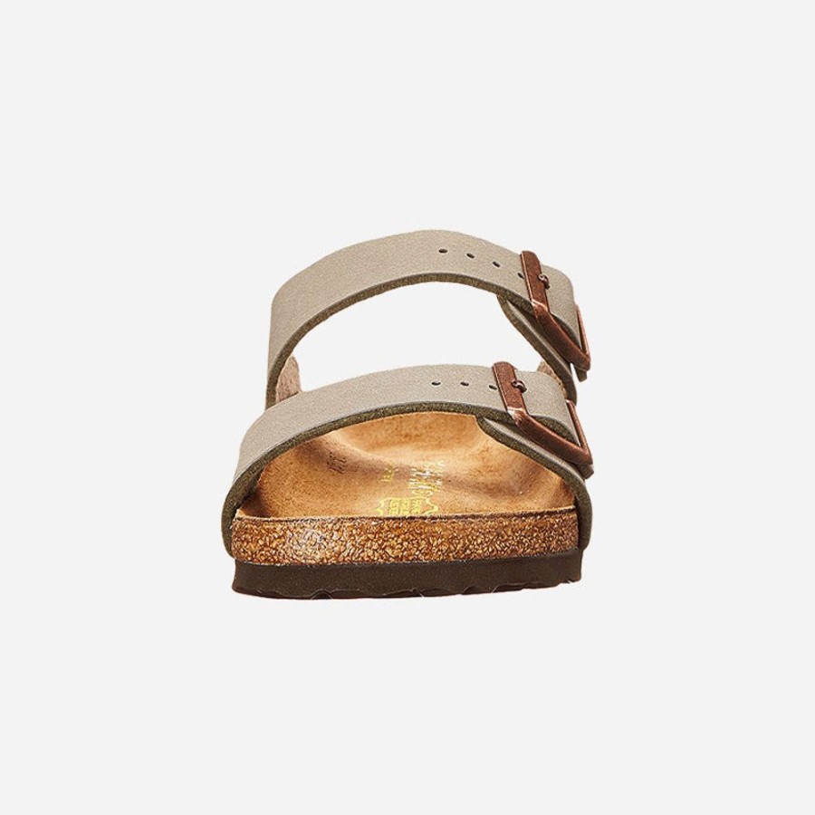 Women'S Birkenstock | Birkenstock Arizona Birko-Flor Nubuck Stone