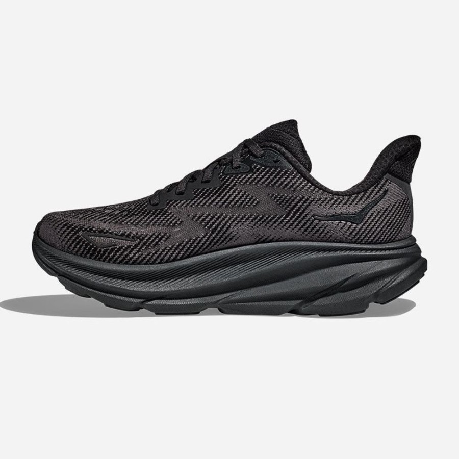 Men'S Hoka | Hoka Men'S Clifton 9 Gtx Black/Black