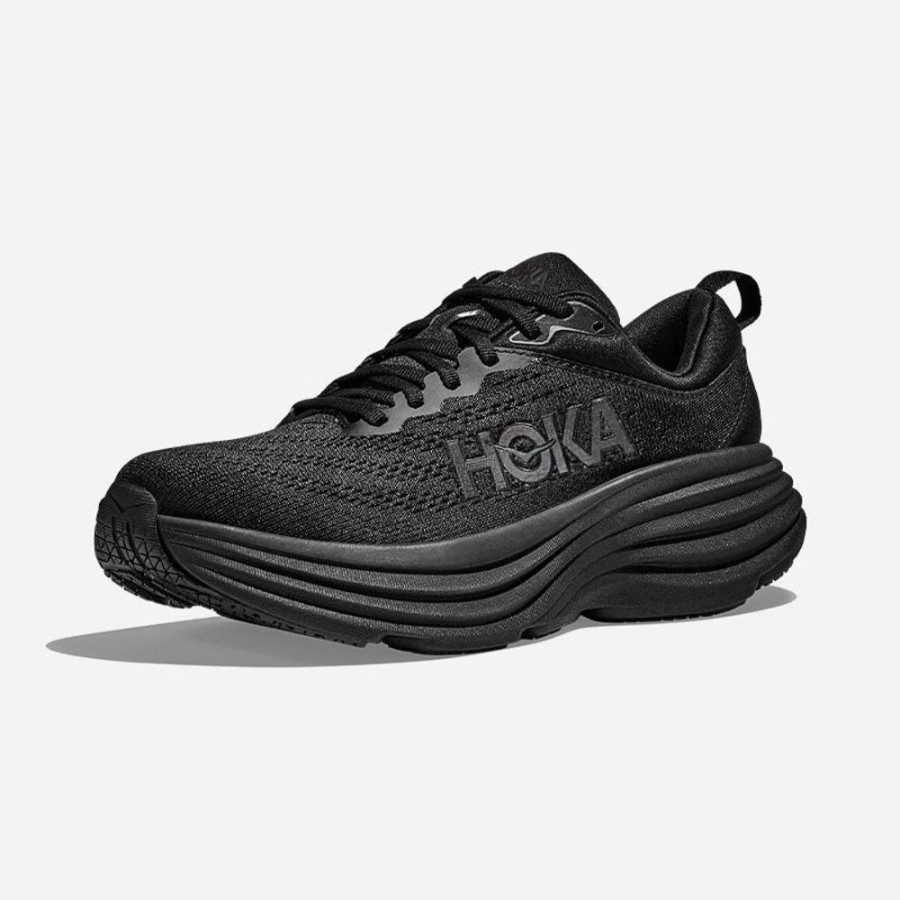 Women'S Hoka | Hoka Men'S Bondi 8 Black/Black