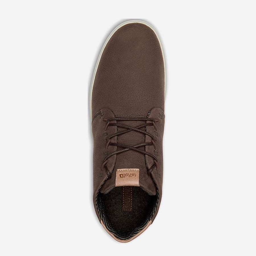 Men'S OLUKAI | Olukai Men'S Nana Hele Dark Wood/Dark Wood