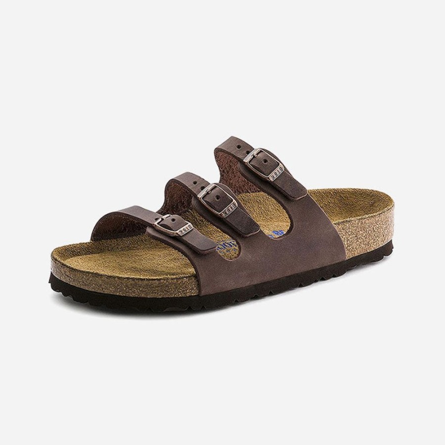 Women'S Birkenstock | Birkenstock Florida Soft Footbed Oiled Leather