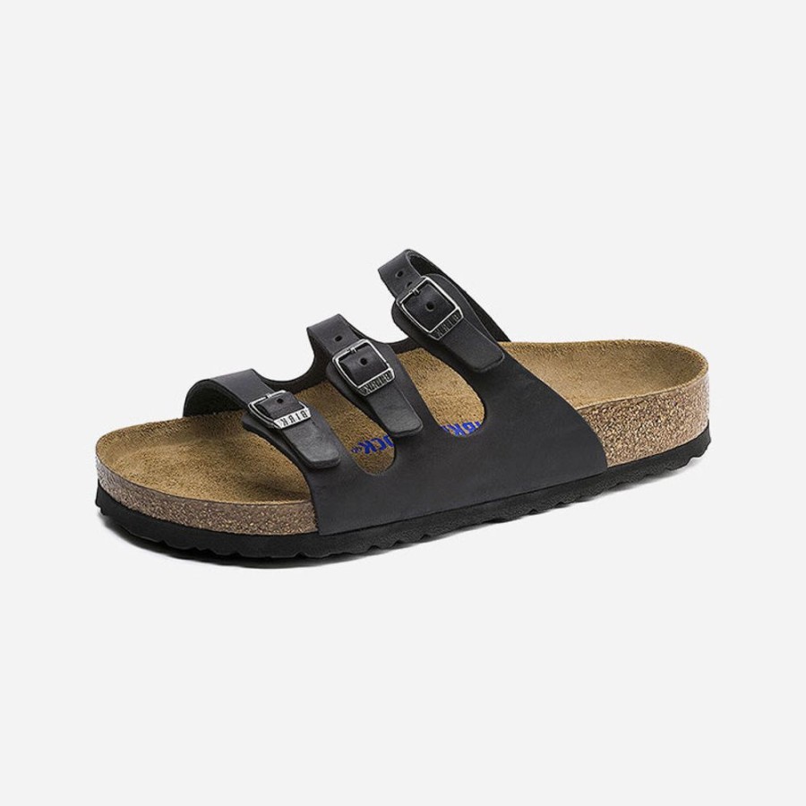 Women'S Birkenstock | Birkenstock Florida Soft Footbed Oiled Leather