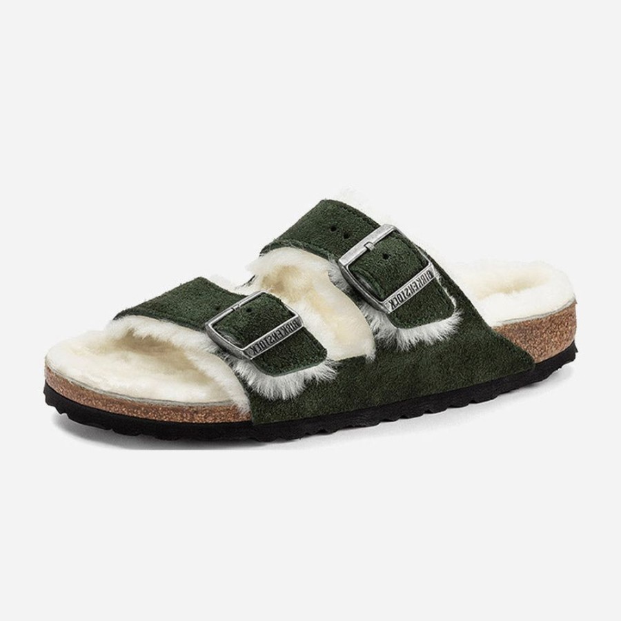 Women'S Birkenstock | Birkenstock Arizona Shearling Suede Leather Mountain View