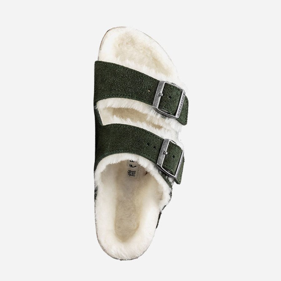 Women'S Birkenstock | Birkenstock Arizona Shearling Suede Leather Mountain View