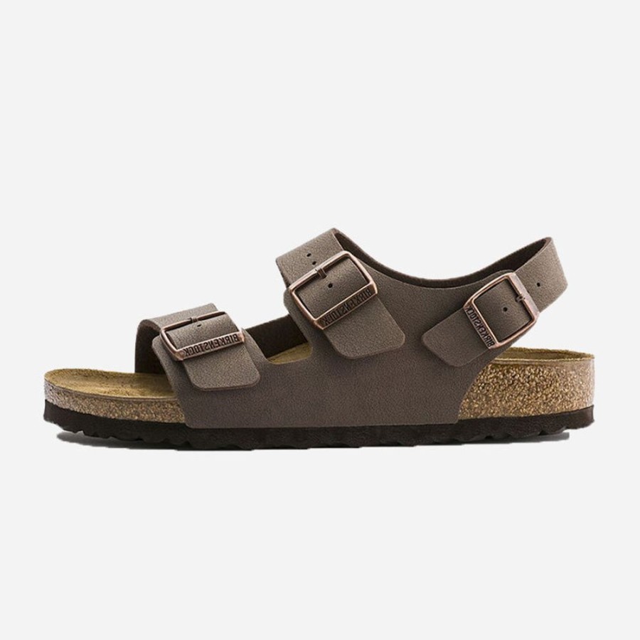 Women'S Birkenstock | Birkenstock Milano Birko-Flor Nubuck Mocca