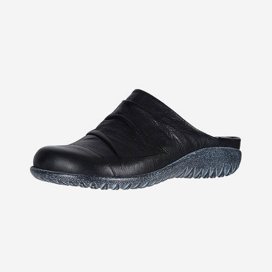 Women'S Naot | Naot Paretao Koru Trans Soft Black Leather