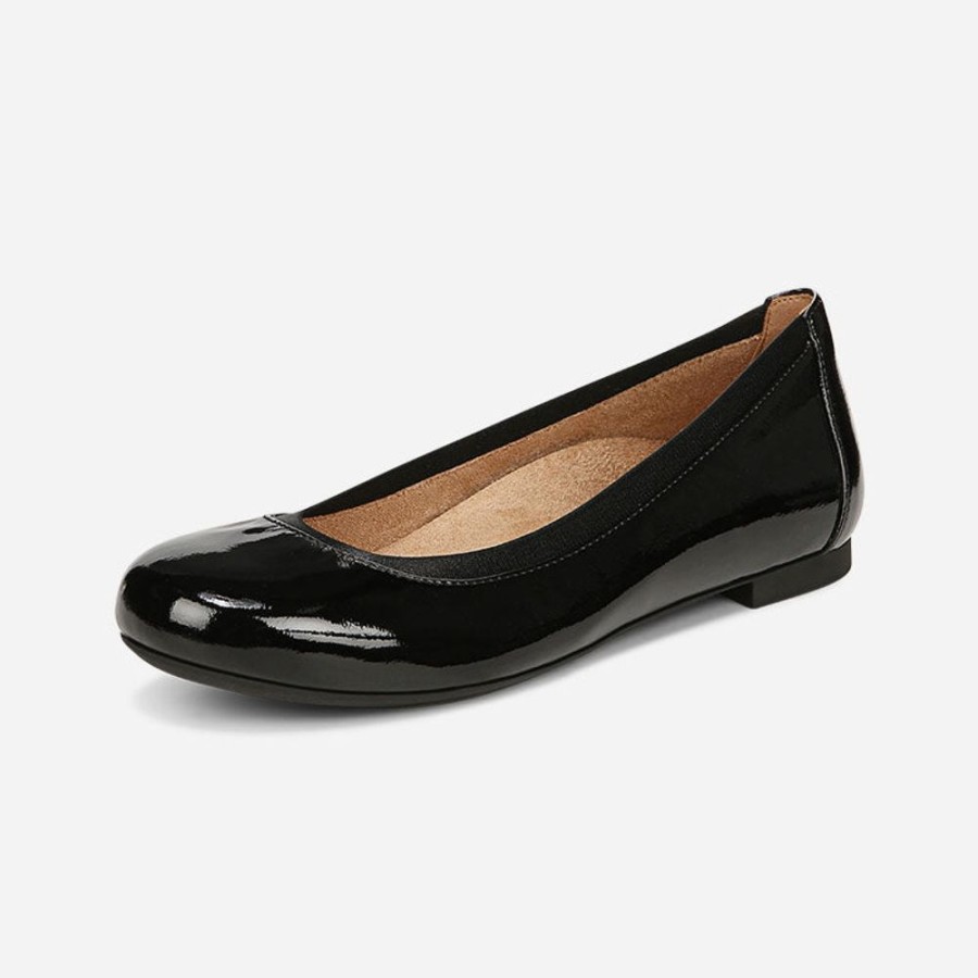 Women'S Vionic | Vionic Anita Black Patent