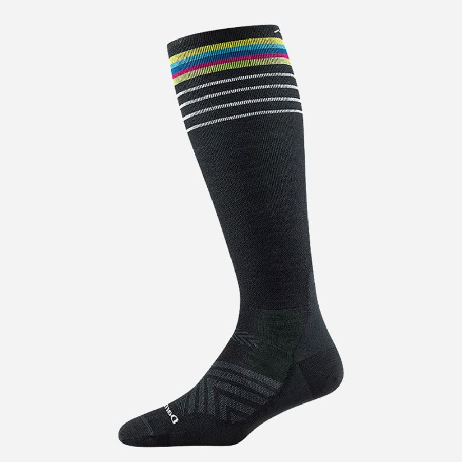 Socks Darn Tough | Darn Tough Stride Otc Ultra Lightweight With Graduated Light Compressi Black