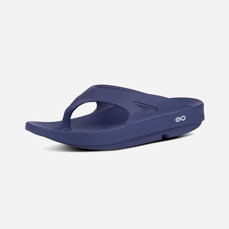 Women'S Sole Provisions | Oofos Unisex Ooriginal Navy