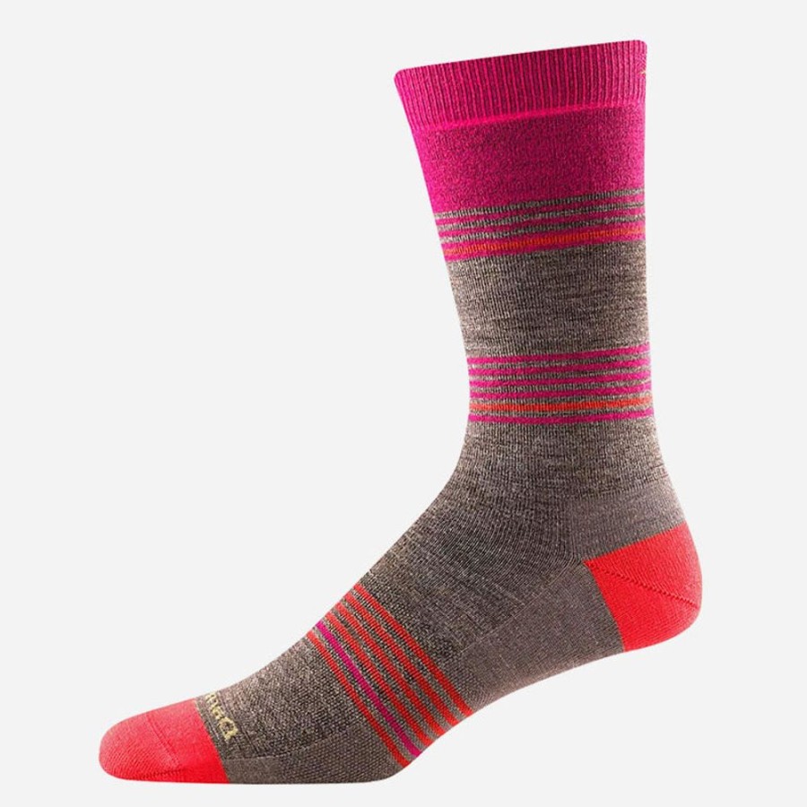 Socks Darn Tough | Darn Tough Men'S Flash Stripe Crew Lightweight