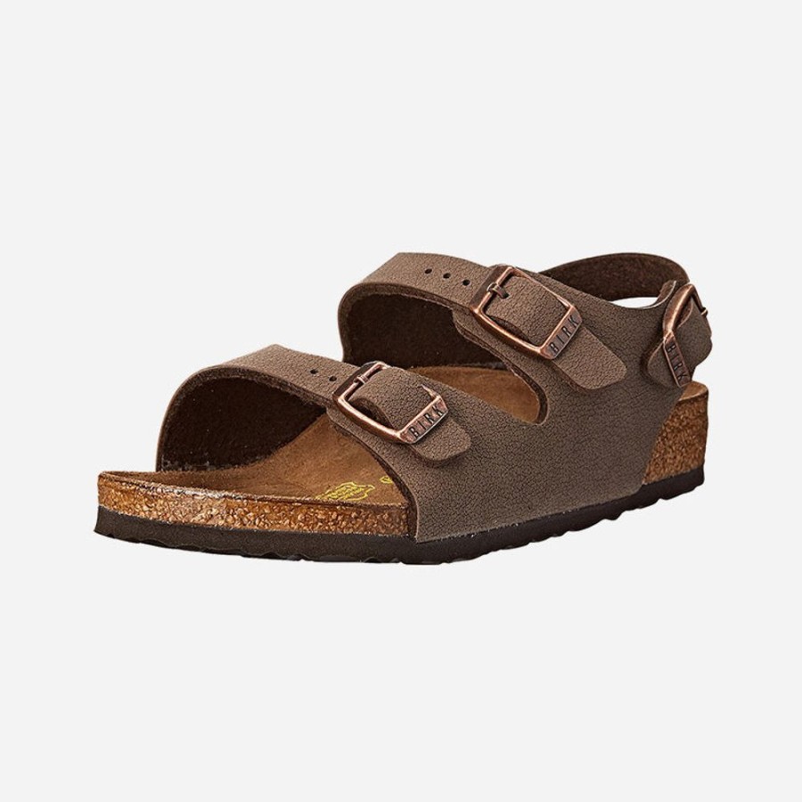 Kid'S Birkenstock | Birkenstock Kid'S Roma Birkibuc Mocha