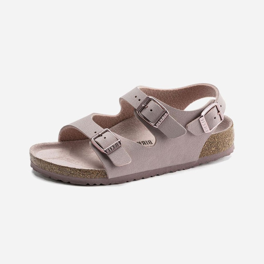 Kid'S Birkenstock | Birkenstock Kid'S Roma Birkibuc Mocha