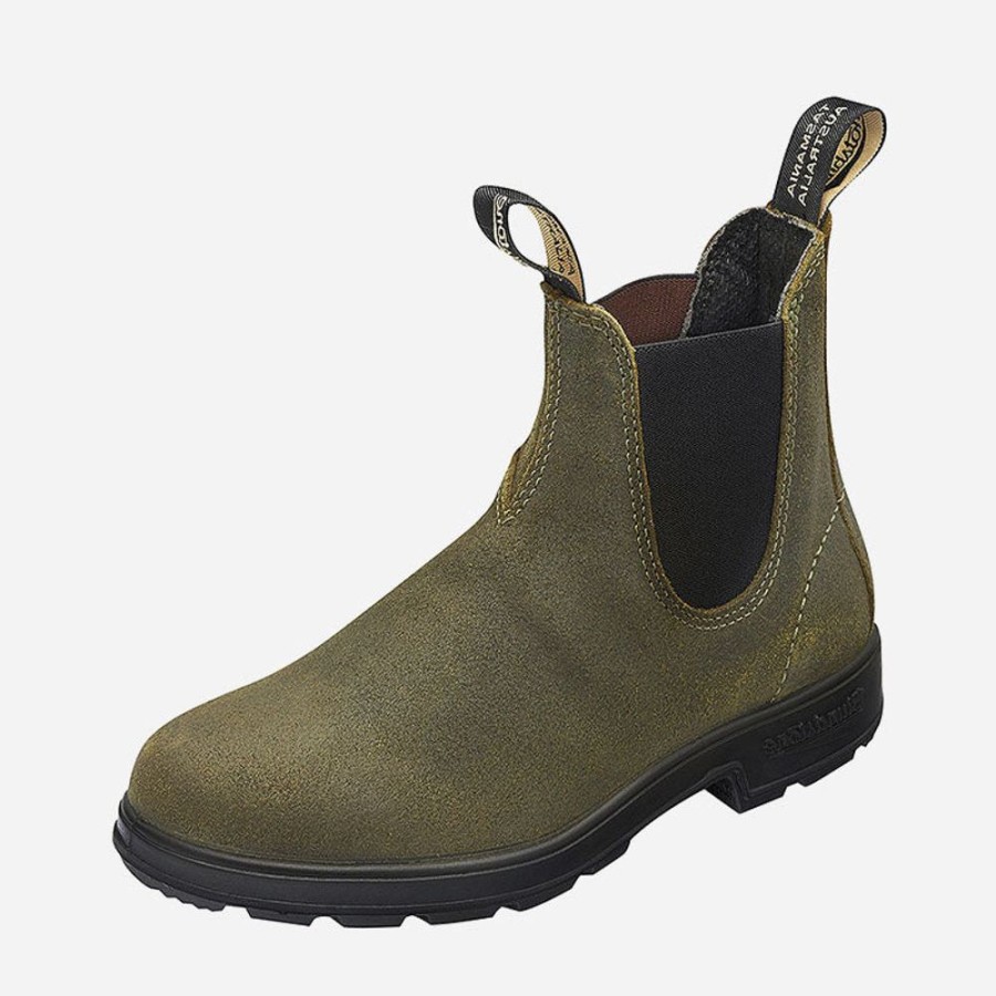 Women'S Blundstone | Blundstone 1615 Dark Olive Suede