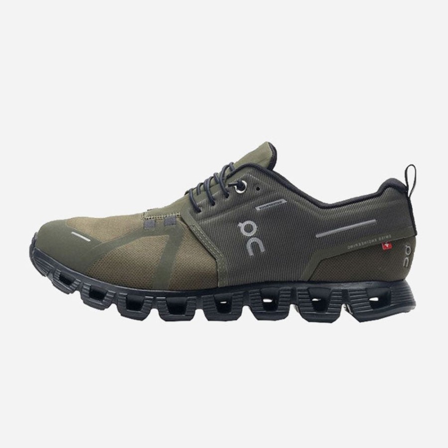 Women'S Sole Provisions | On Running Cloud 5 Waterproof Olive/Black