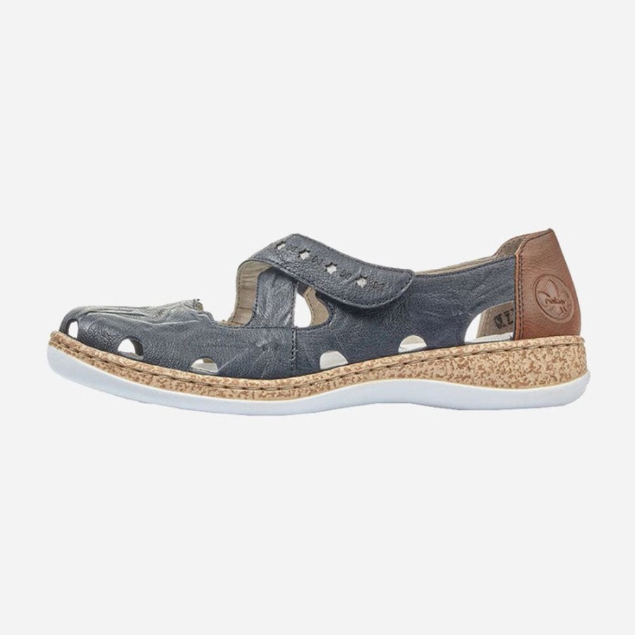 Women'S Rieker | Rieker 46356 Pazifik/Marron/Grey