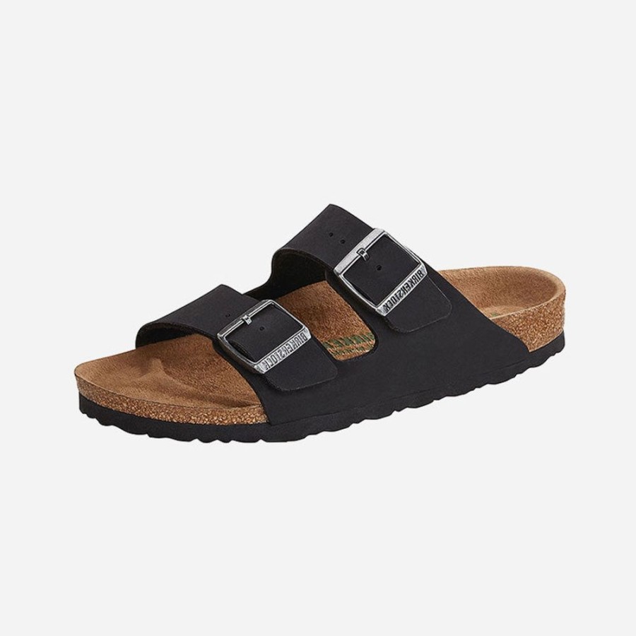 Women'S Birkenstock | Birkenstock Arizona Vegan Birko-Flor Nubuck Black