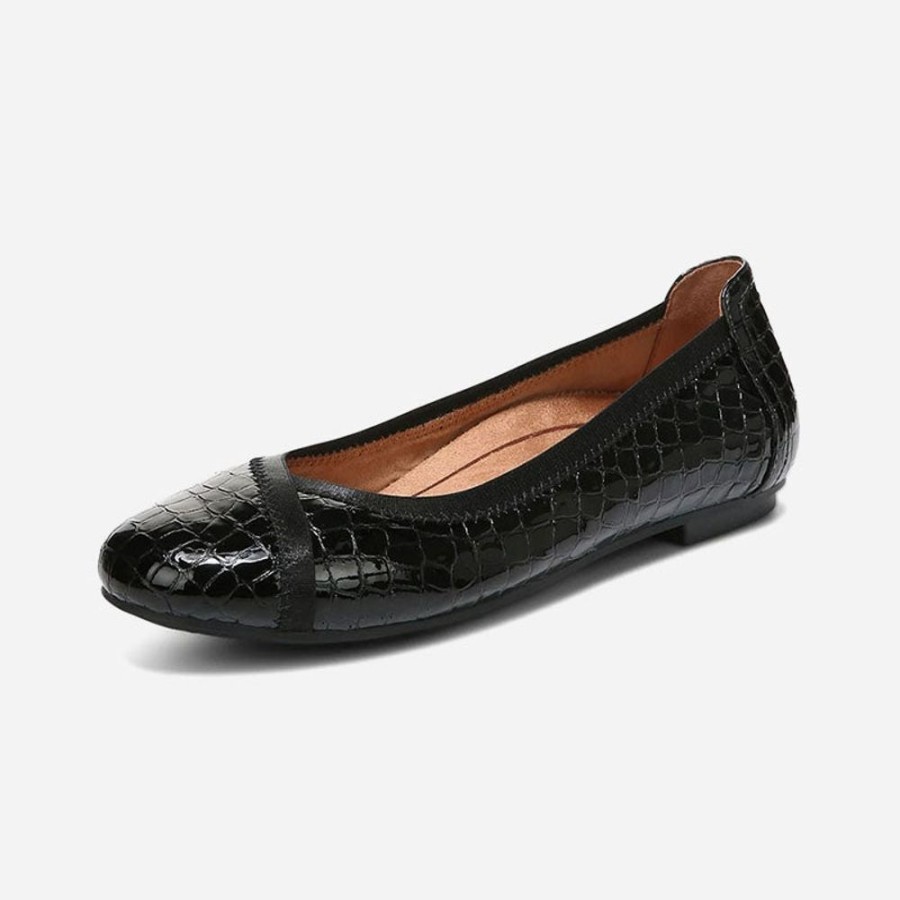 Women'S Vionic | Vionic Caroll Black Patent Croc