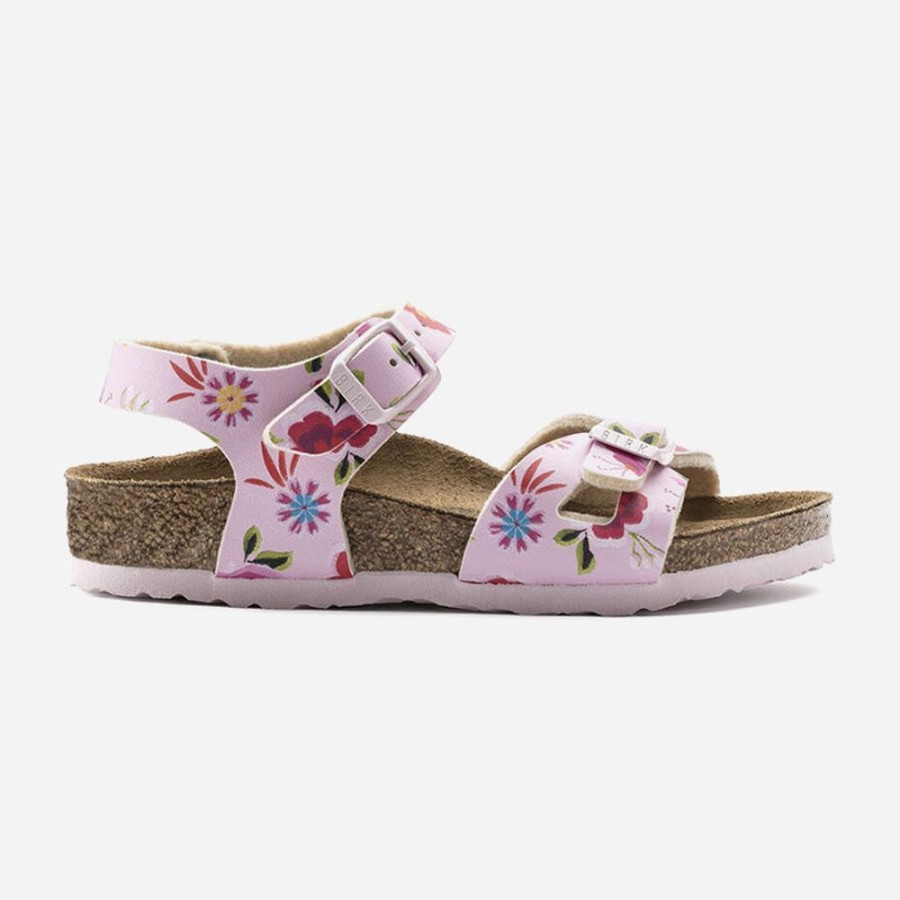 Kid'S Birkenstock | Birkenstock Kid'S Rio Birko-Flor Pastel Floral