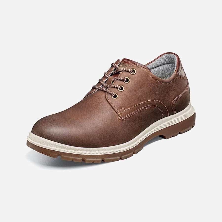 Men'S Sole Provisions | Florsheim Lookout Plain Toe Oxford Brown