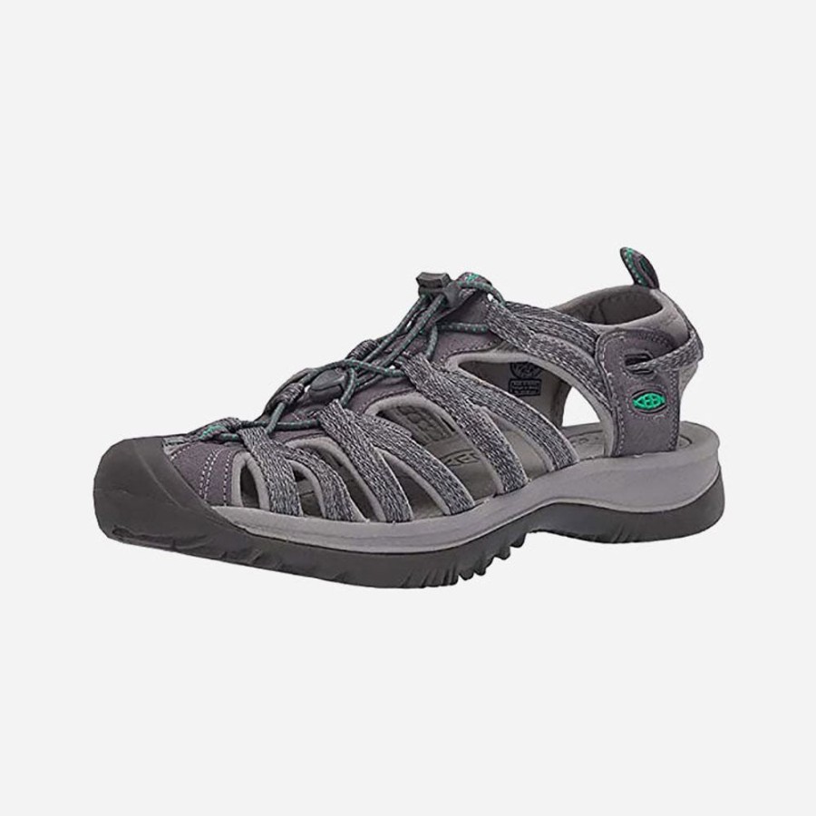 Women'S Keen | Keen Whisper Grey/Peacock Green