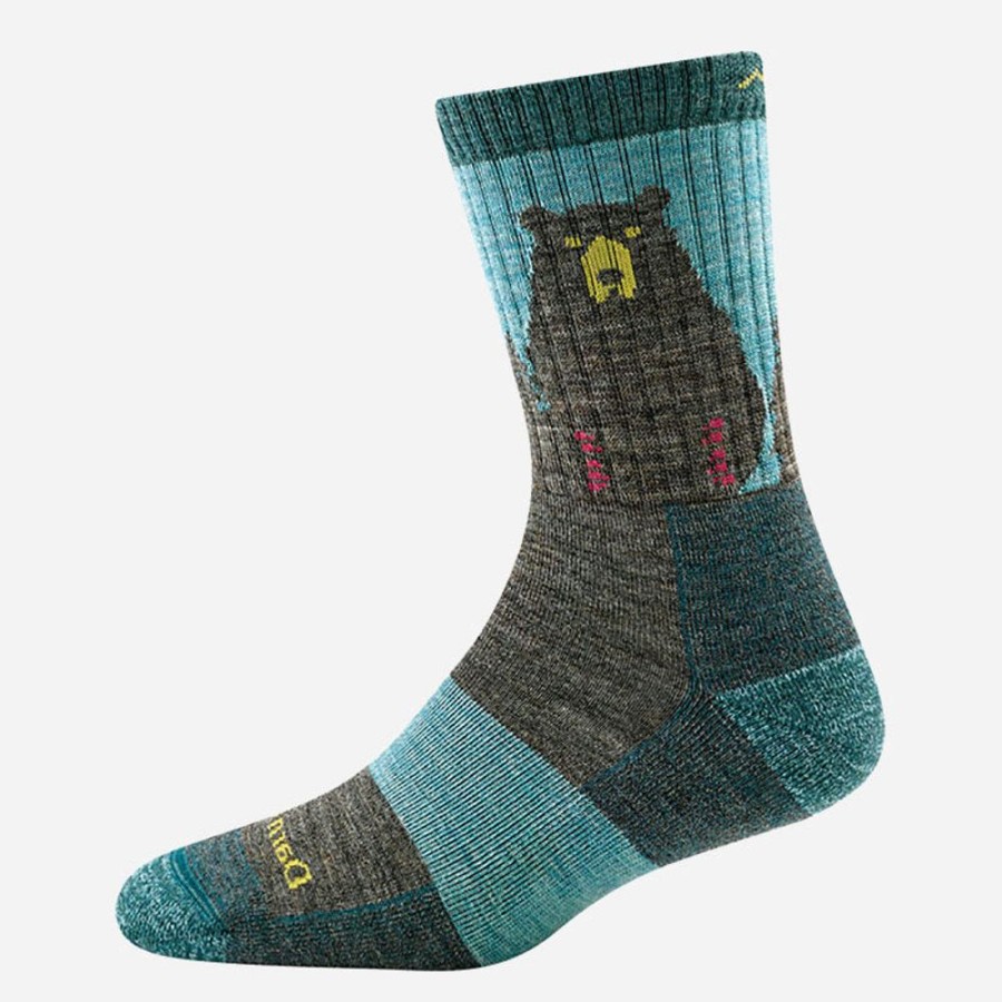 Socks Darn Tough | Darn Tough Bear Town Micro Crew With Light Cushion