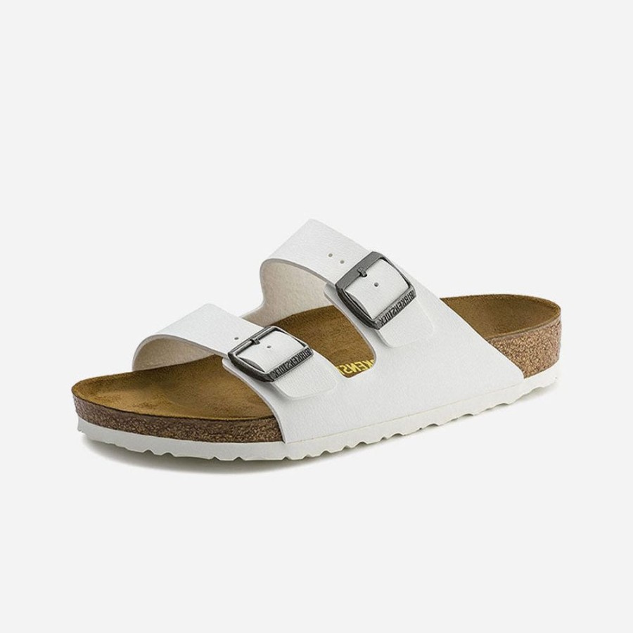 Women'S Birkenstock | Birkenstock Arizona Birko-Flor White