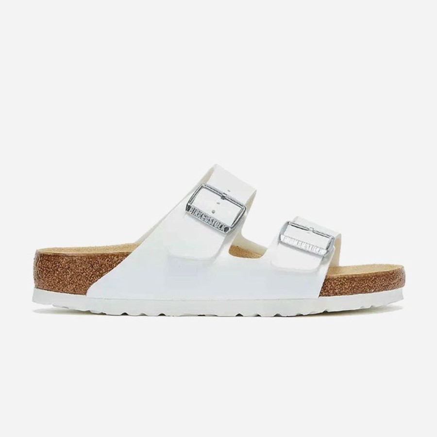 Women'S Birkenstock | Birkenstock Arizona Birko-Flor White