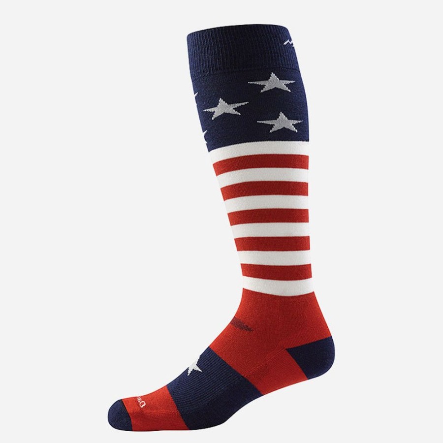 Socks Darn Tough | Darn Tough Men'S Captain America Otc Ultra Light Stars And Stripes