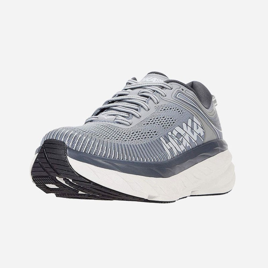 Men'S Hoka | Hoka Men'S Bondi 7 Wild Dove/Dark Shadow