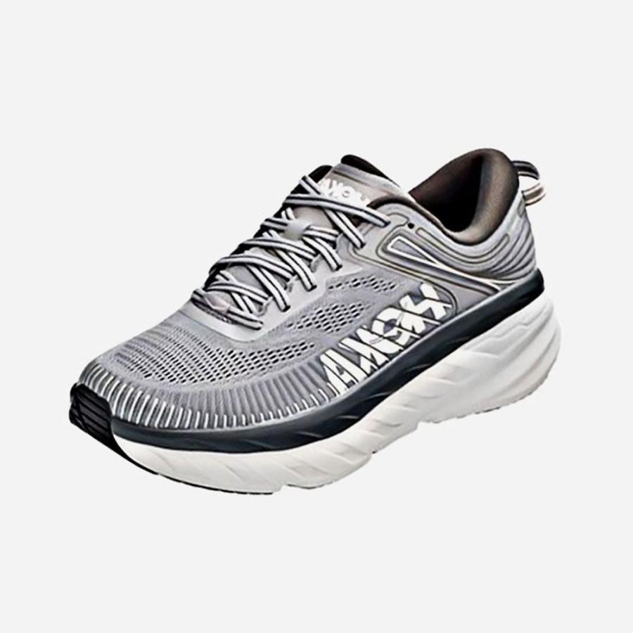 Men'S Hoka | Hoka Men'S Bondi 7 Wild Dove/Dark Shadow