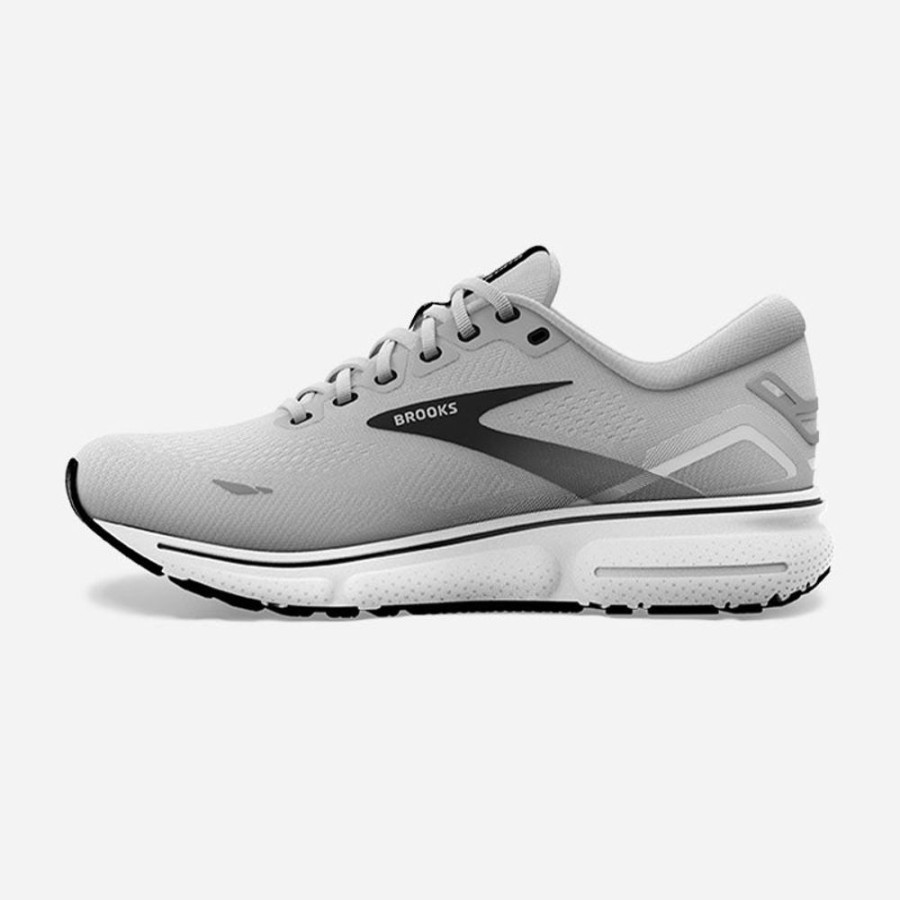 Men'S Brooks | Brooks Men'S Ghost 15 Alloy/Oyster/Black