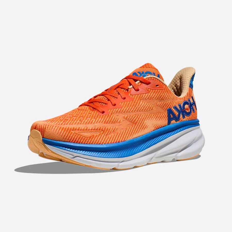 Men'S Sole Provisions | Hoka Men'S Clifton 9 Orange