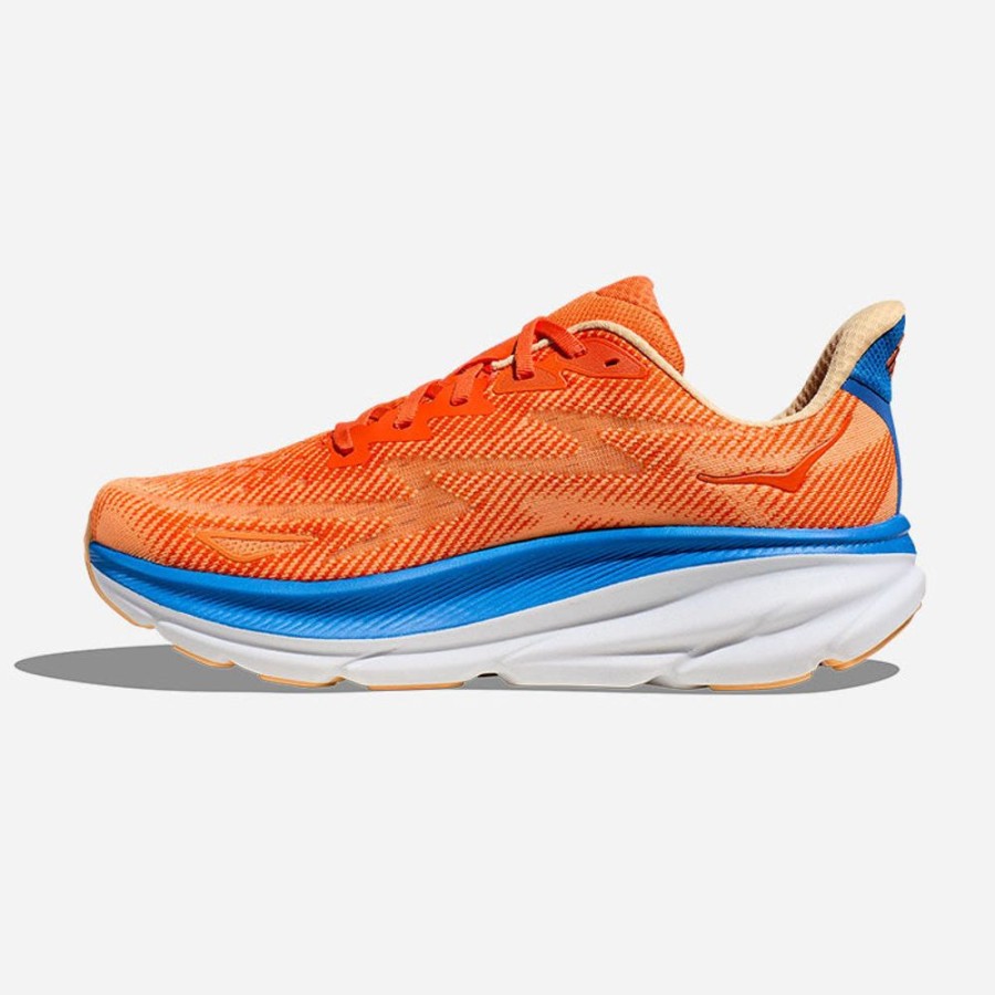 Men'S Sole Provisions | Hoka Men'S Clifton 9 Orange