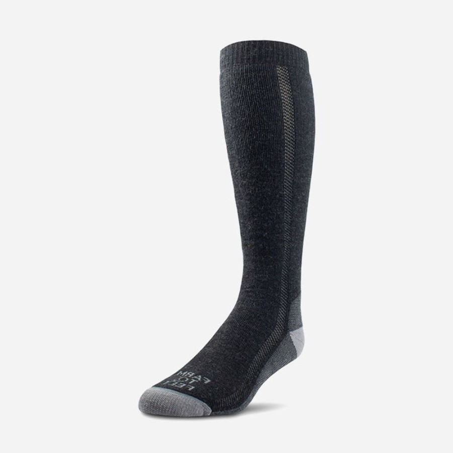 Socks Farm To Feet | Farm To Feet Ansoville Midweight Charcoal/Platinum