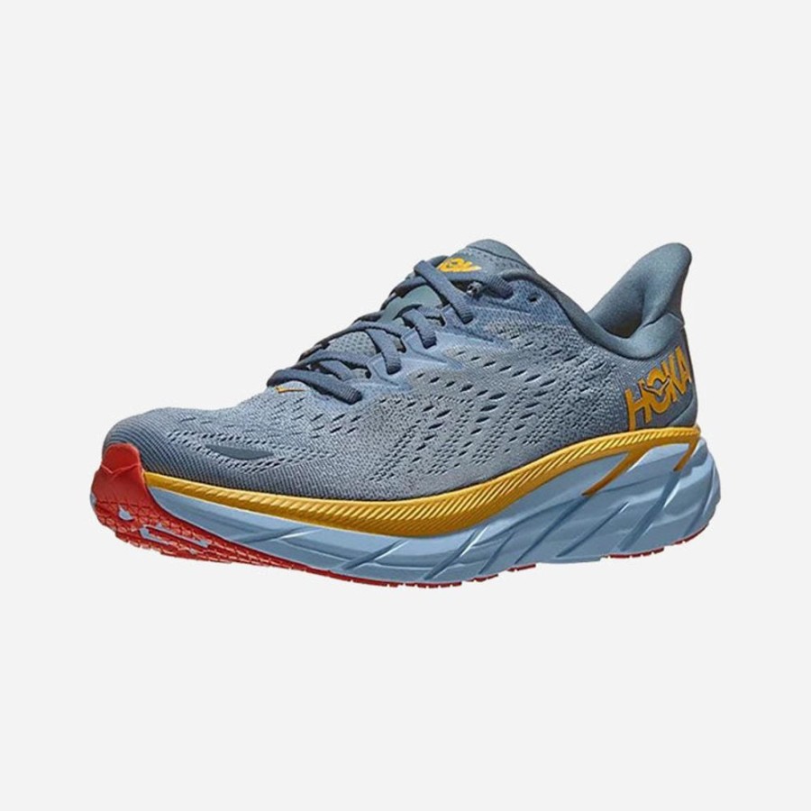 Men'S Hoka | Hoka Men'S Clifton 8 Goblin Blue/Mountain Spring