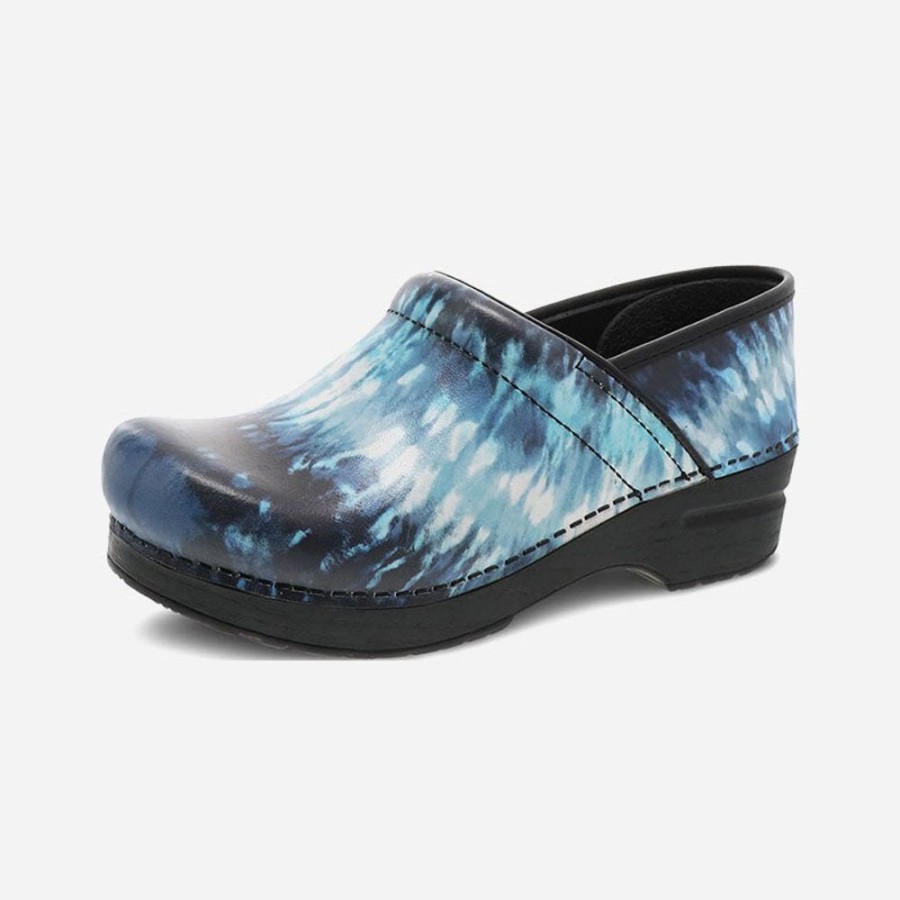 Women'S Dansko | Dansko Professional Blue Tie Dye