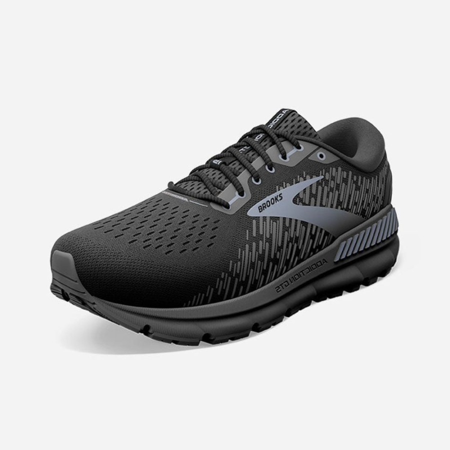 Men'S Brooks | Brooks Men'S Addiction Gts 15 Black/Black/Ebony