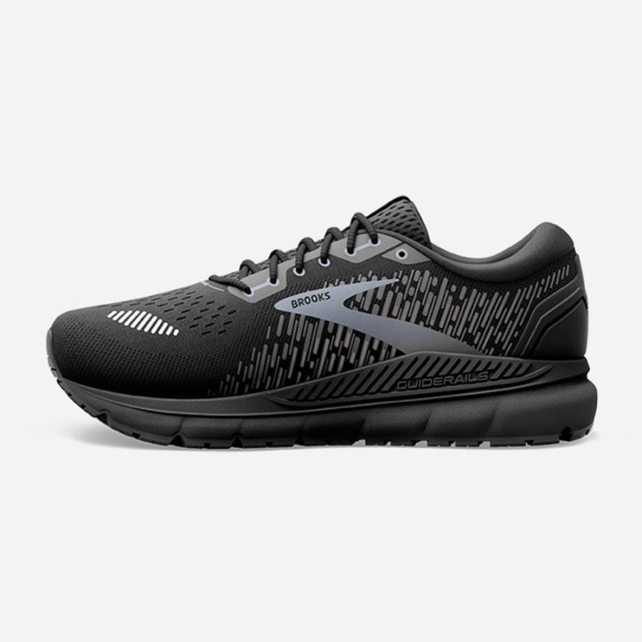 Men'S Brooks | Brooks Men'S Addiction Gts 15 Black/Black/Ebony