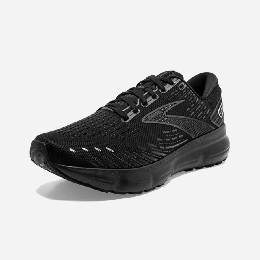 Men'S Brooks | Brooks Men'S Glycerin 20 Black/Black/Ebony