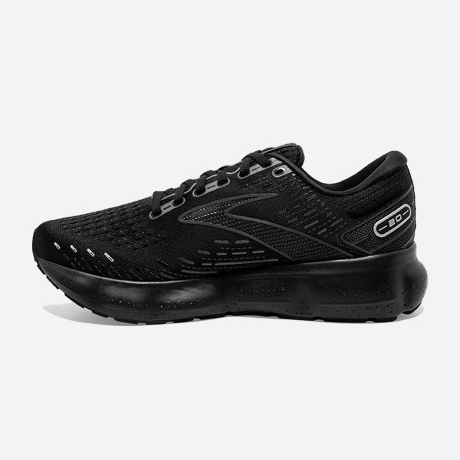 Men'S Brooks | Brooks Men'S Glycerin 20 Black/Black/Ebony