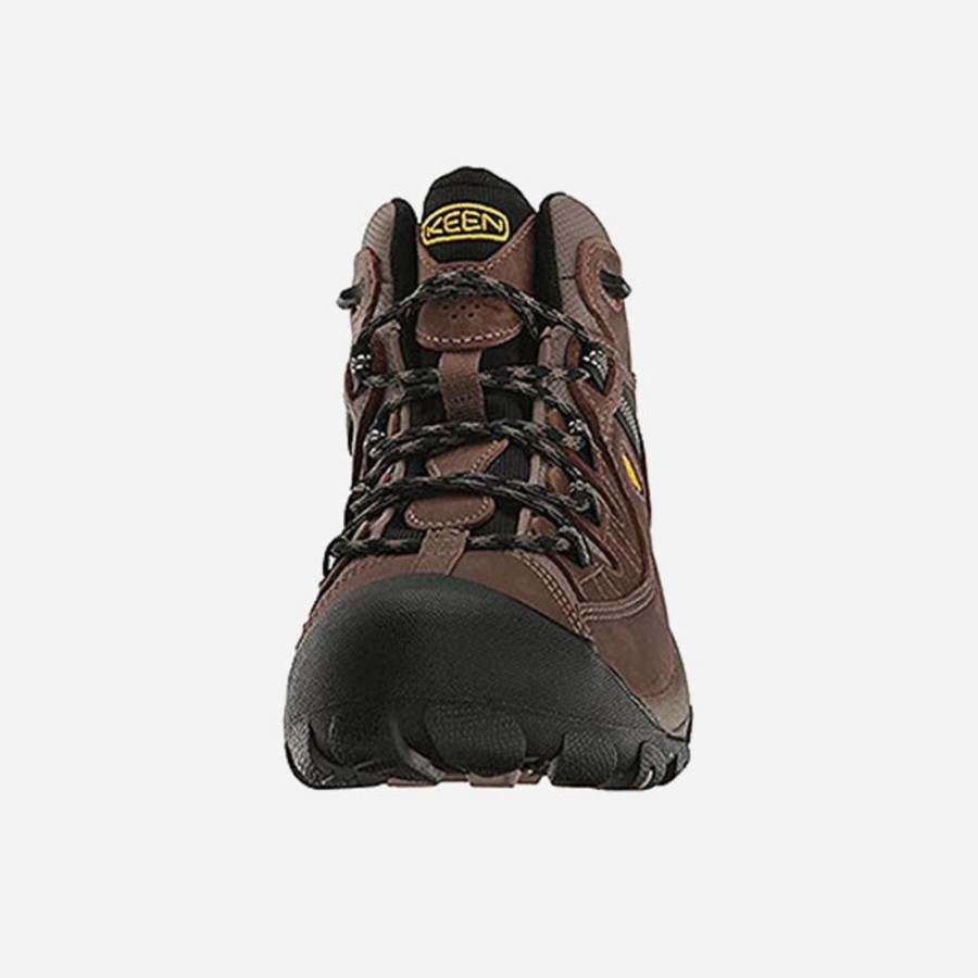 Men'S Keen | Keen Men'S Targhee Ii Mid Wide Waterproof Shitake/Brindle