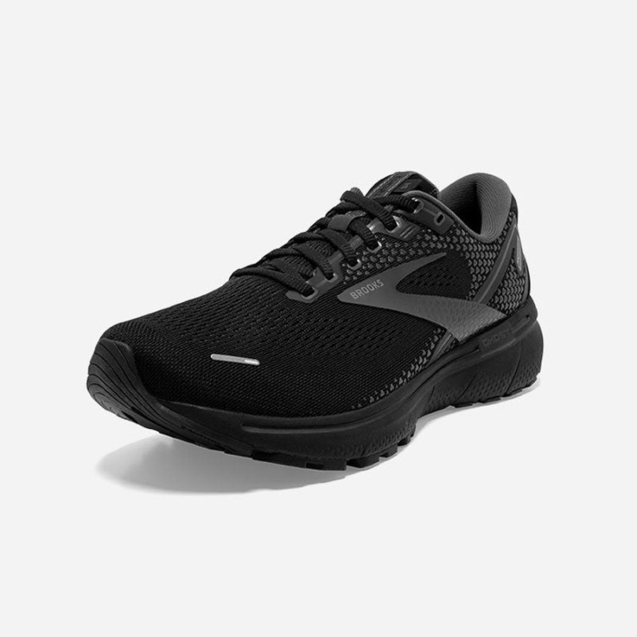 Men'S Brooks | Brooks Men'S Ghost 14 Black/Black/Ebony