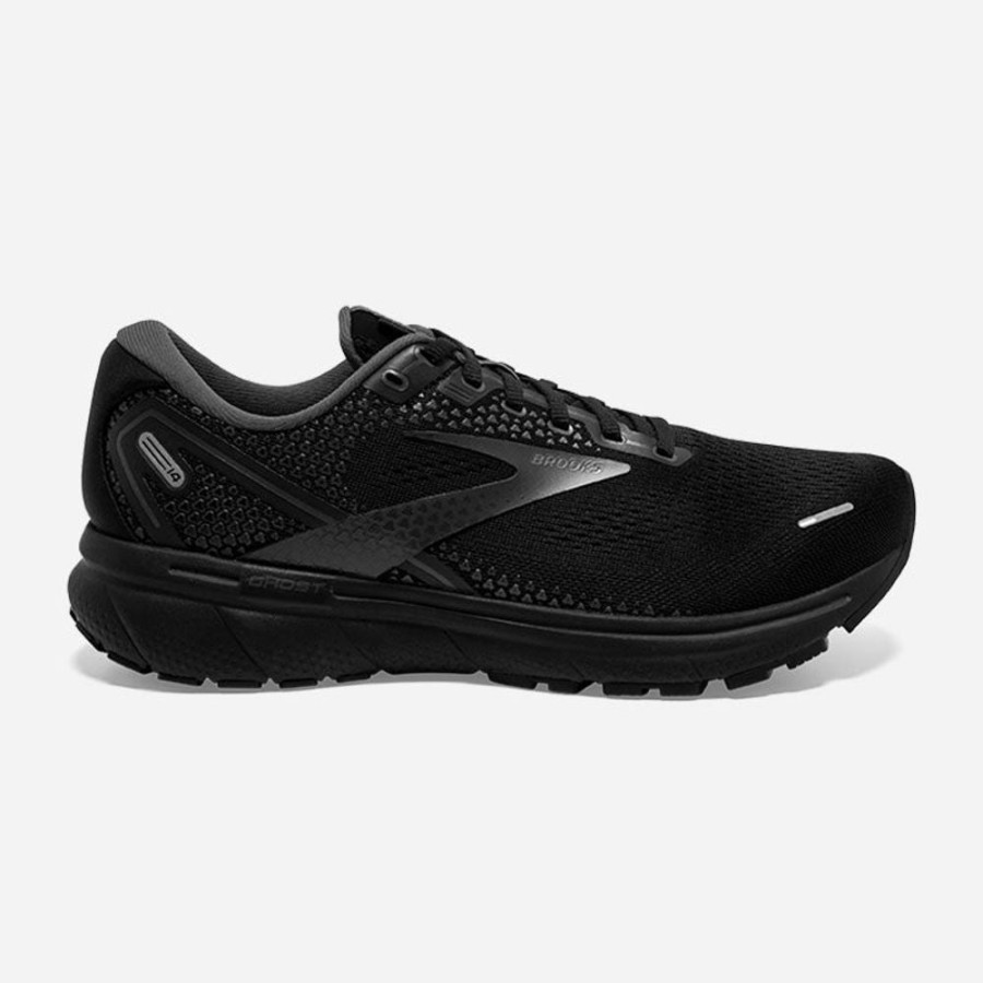 Men'S Brooks | Brooks Men'S Ghost 14 Black/Black/Ebony