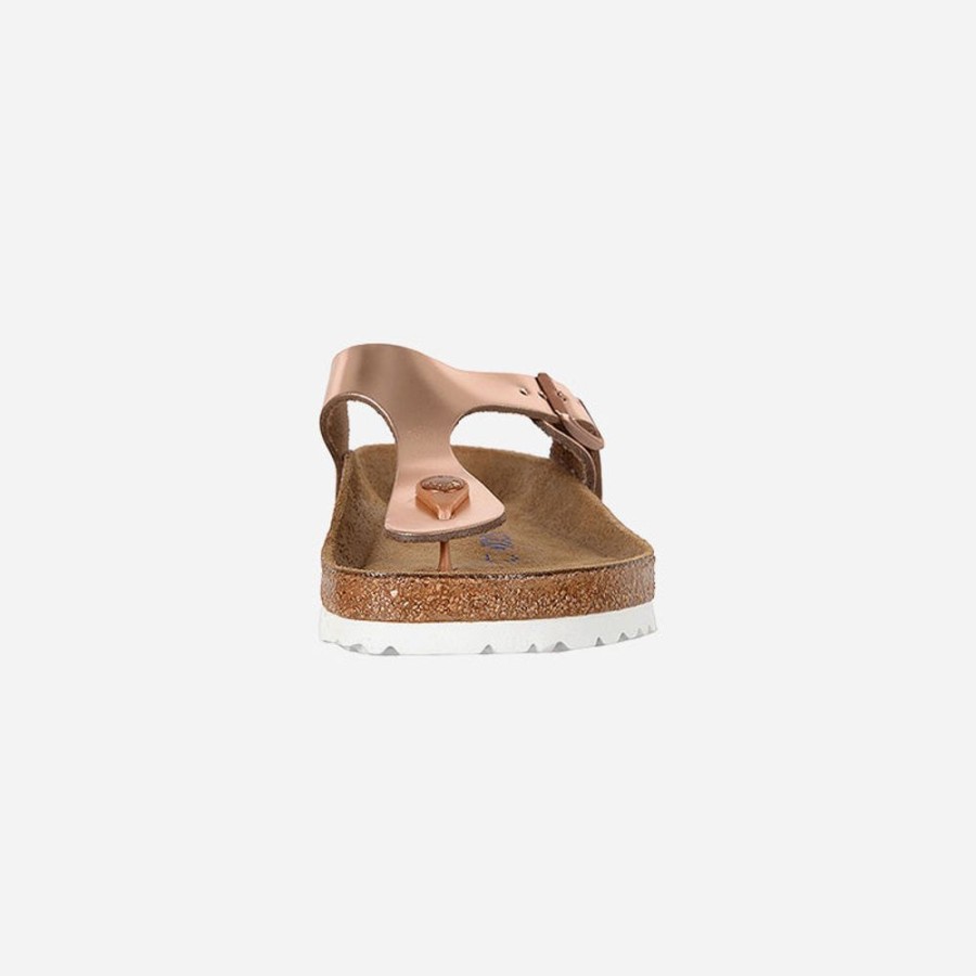 Women'S Birkenstock | Birkenstock Gizeh Soft Footbed Natural Leather