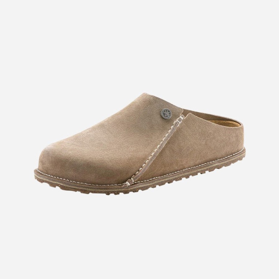 Women'S Birkenstock | Birkenstock Zermatt Premium Suede Leather Grey Taupe