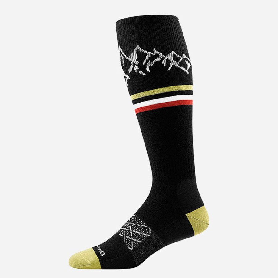 Socks Darn Tough | Darn Tough Men'S Alpenglow Snow Black