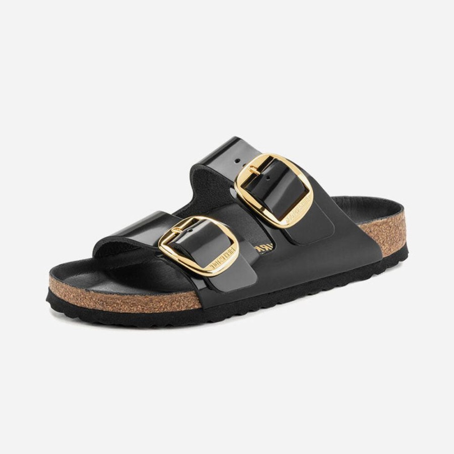 Women'S Birkenstock | Birkenstock Arizona Big Buckle High Shine Leather